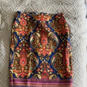 Paisley Pencil Skirt